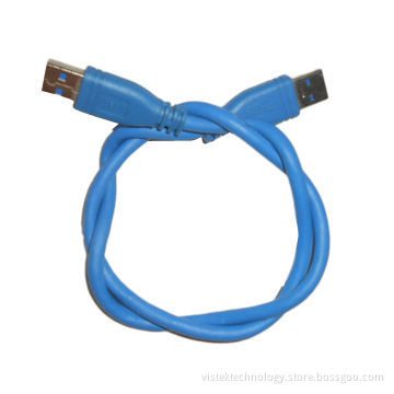 Blue USB2.0 Data Cable (A to A) with PVC Jacket